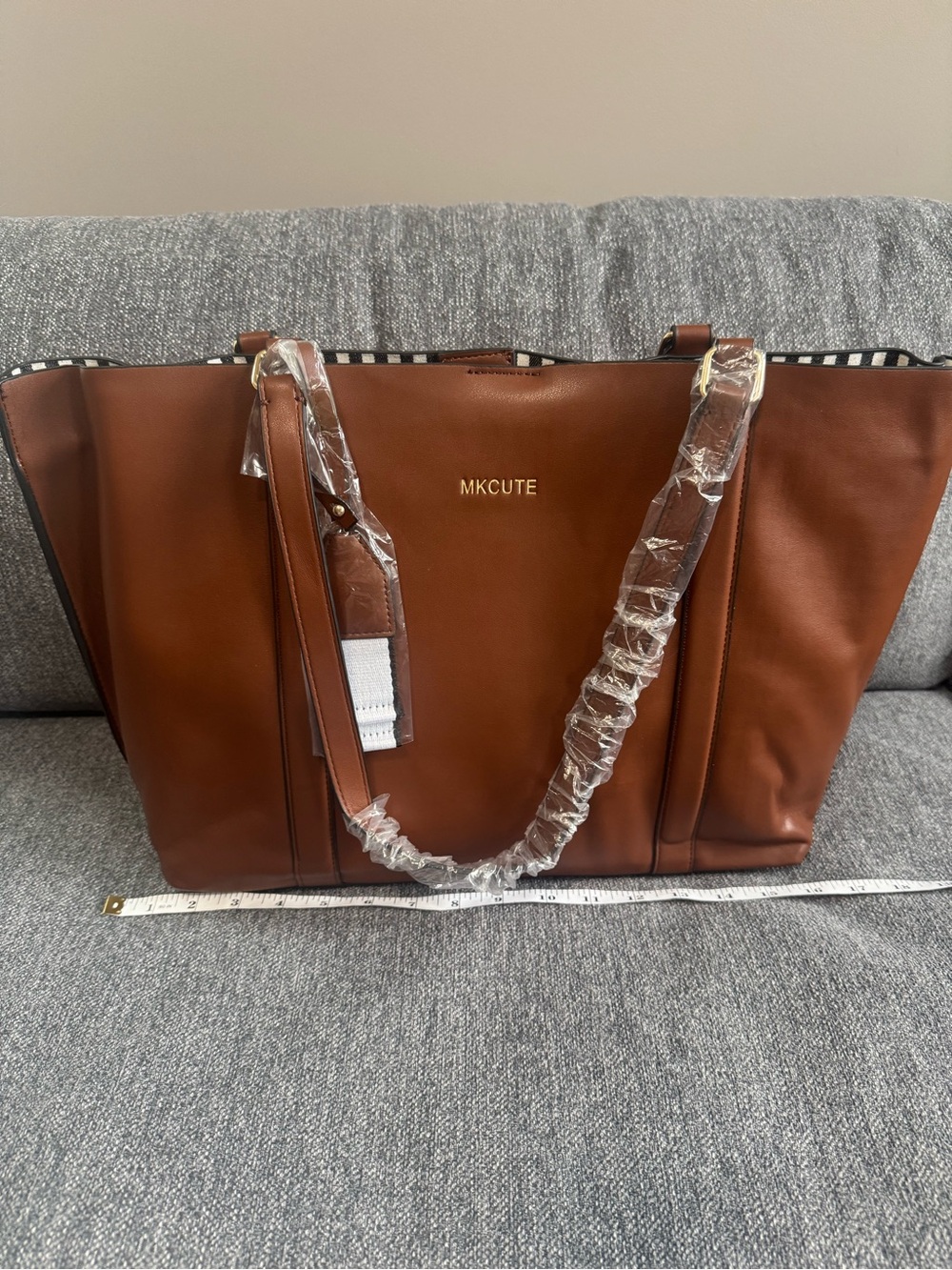 Brown Leather Tote Bag - Spacious Everyday Carry